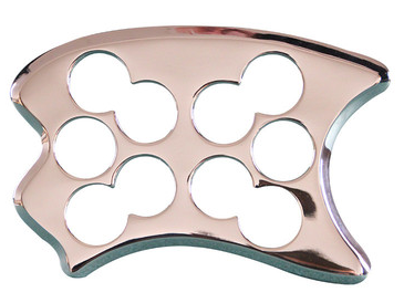 STAINLESS STEEL FASCIA KNIFE (TEN HOLES )